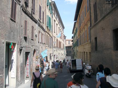 Siena'da ara sokaklar